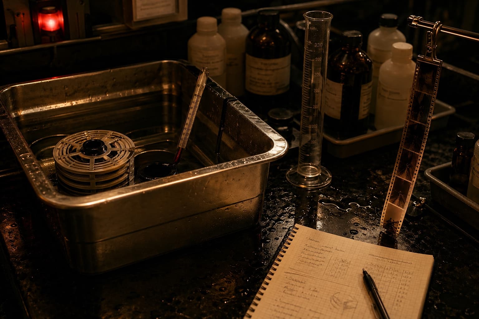 Film development setup