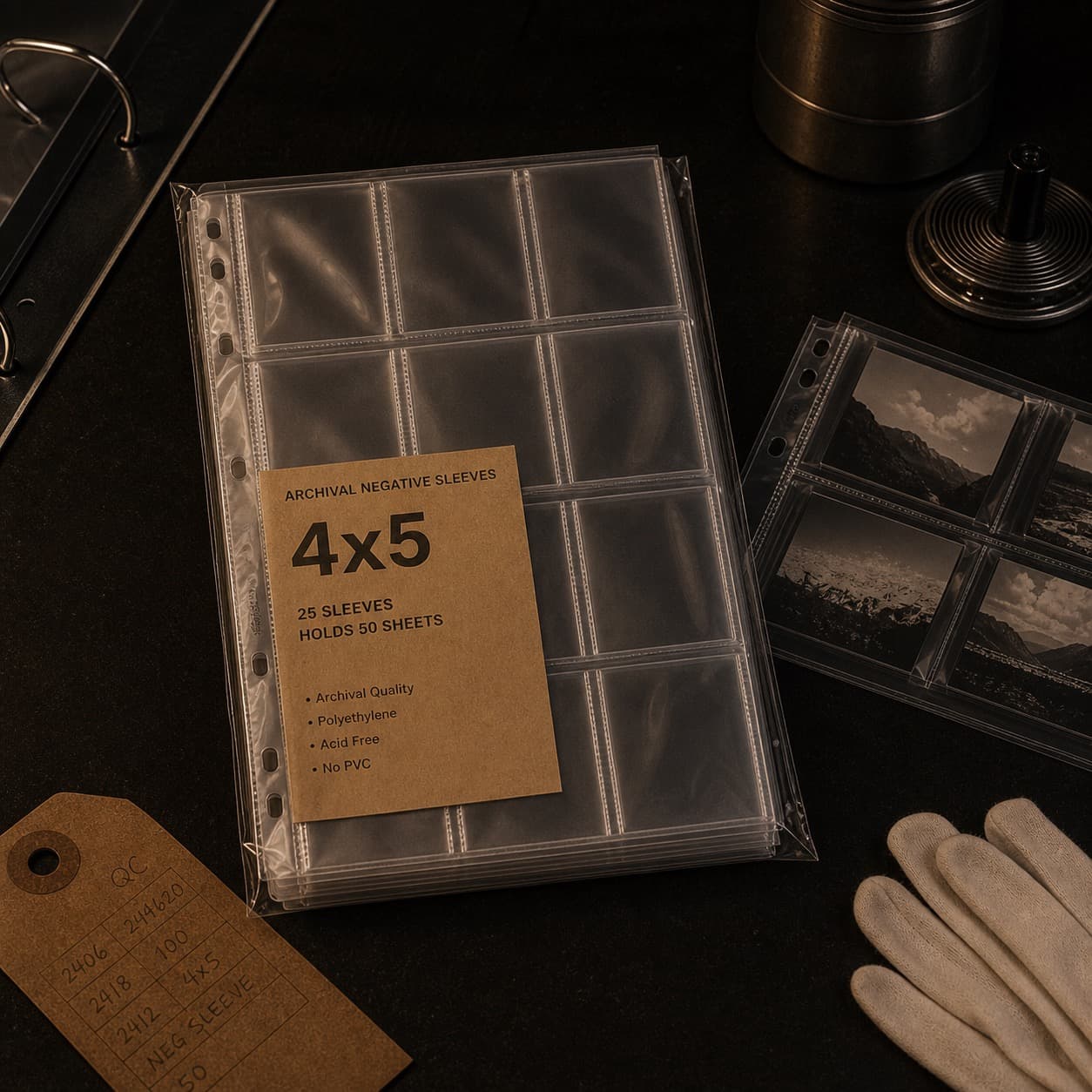 Archival Negative Sleeves 4x5