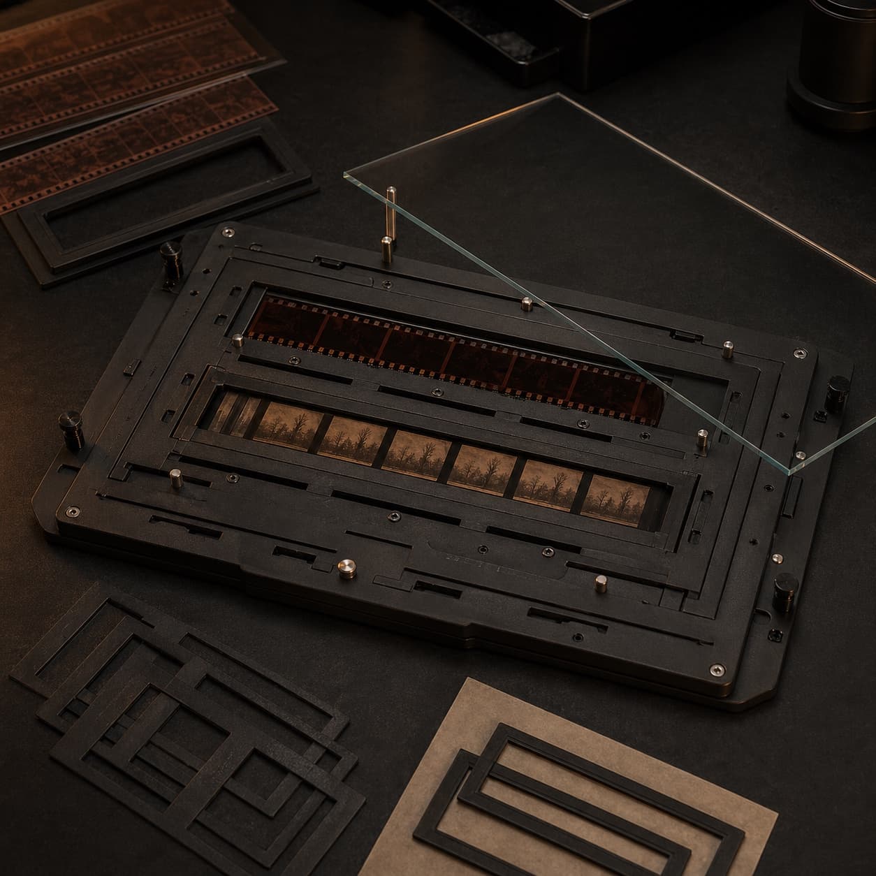 Anti-Newton Scan Frame